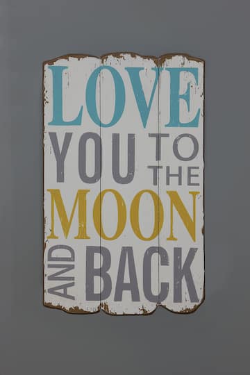 Hello Honey® Love You to the Moon and Back" Wall Décor